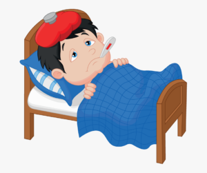 25 251045 flu clipart sick kid sick transparent